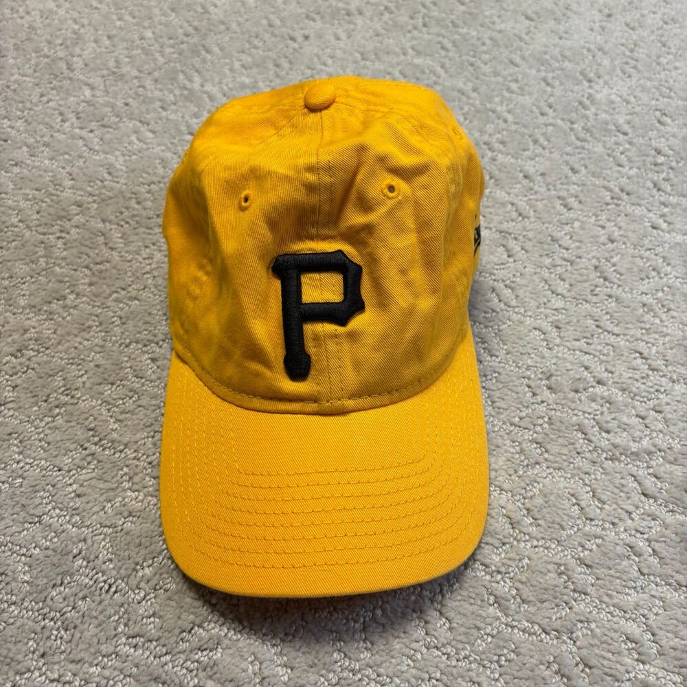 Pittsburgh Pirates New Era 9TWENTY Gold Adjustable Strapback Baseball Hat
